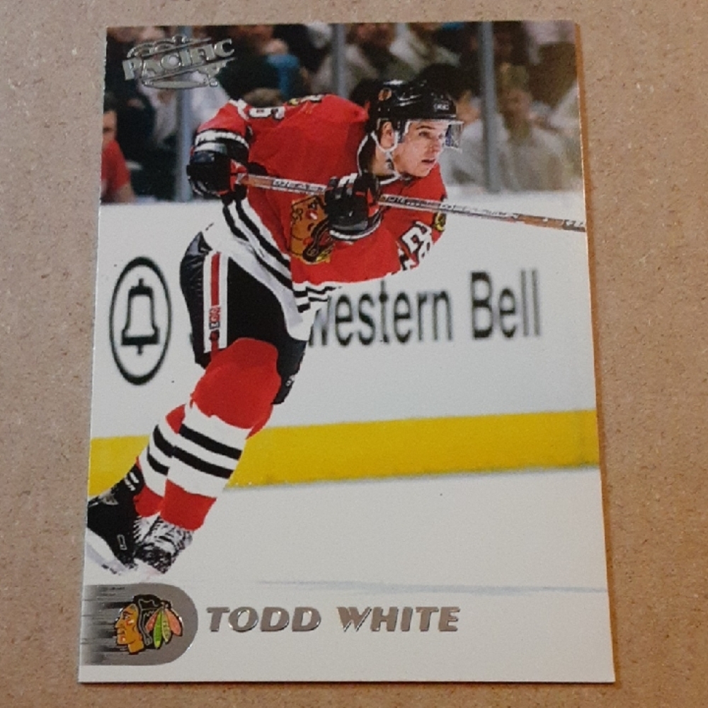 Todd White Blackhawks Hockey Rookie Card